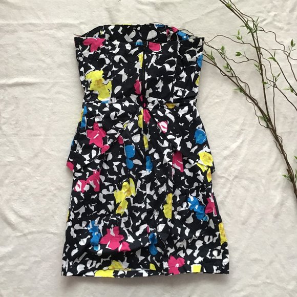 Funky Colourful Abstract Pattern Dress - Picture 2 of 10